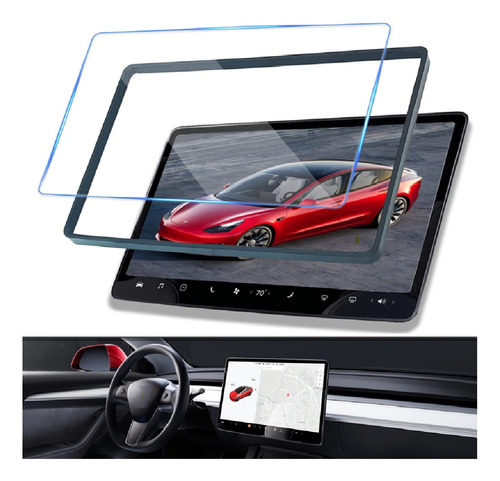 Soltech Protector Pantalla Para Tesla Modelo 3 15  Control