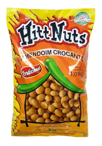 Amendoim Crocante Hitt Nuts Tradicional 1,01kg 