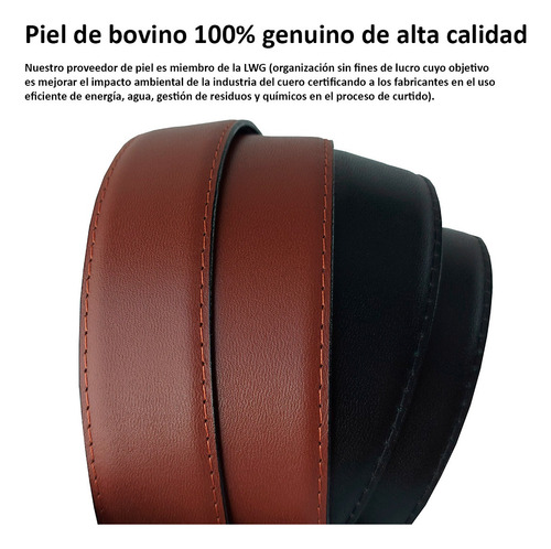 Cinturon De Piel 100% Genuina Para Hombre Doble Vst Falcata