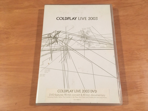 Coldplay Live 2003 Dvd Yellow - In My Place Original