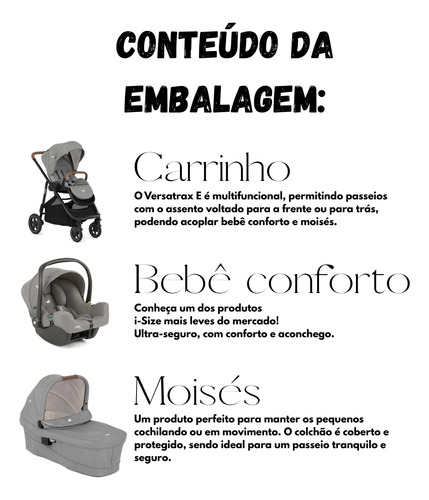 Carrinho De Bebê Conforto Moisés Joie Envio Imediato
