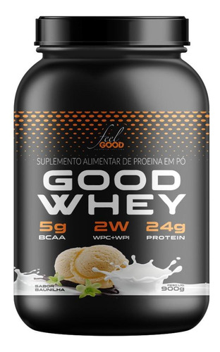 Good Whey Isolado E Concentrado 900g Baunilha - Feel Good