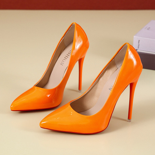 Tacones Altos De Gran Tamaño Para Mujer Con Punta Puntiaguda