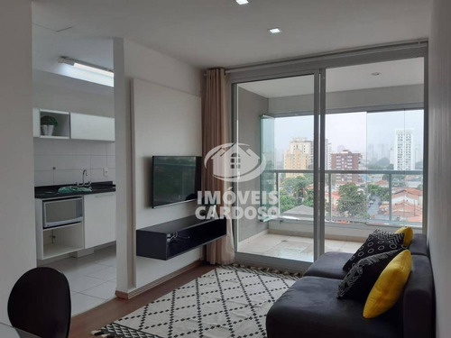 Imagem 1 de 20 de Apartamento Com 1 Dormitório, 44 M² - Venda Por R$ 740.000,00 Ou Aluguel Por R$ 3.900,00 - Brooklin - São Paulo/sp - Ap8324