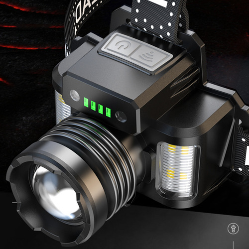 Pj Faro Led Con Sensor De Movimiento, Faro Recargable Por