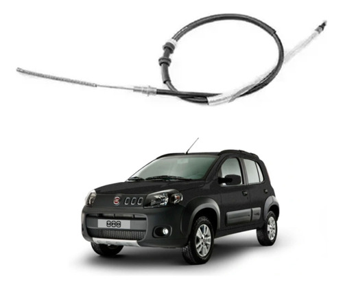 Juego De Cables Freno De Mano Fiat Uno Way X2