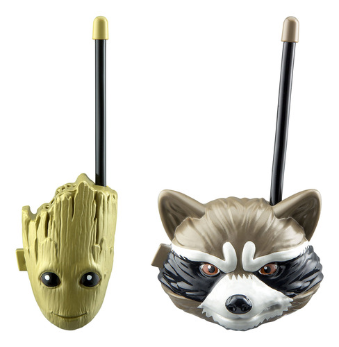 Guardians Of The Galaxy Groot And Rocket Racoon Walkie Talk.