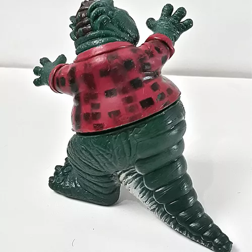 Boneco Dino Pai Do Baby Família Dinossauro Borracha Antigo