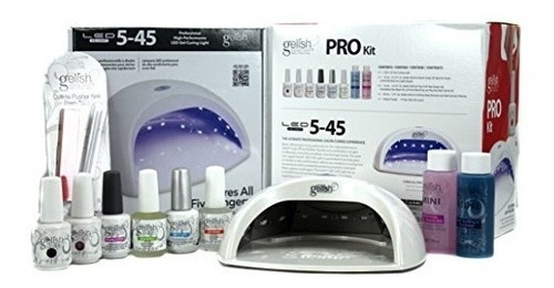 Kit Completo Salon Manicura Uñas Gelificadas Nail Polish Led