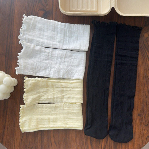 10 Pares De Calcetines Cortos De Encaje De Verano Para Mujer