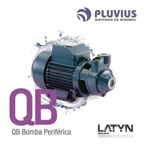 Imagen 5 de 10 de Bomba De Agua Periferica 0,5hp 375w Con Flotante Pluvuis