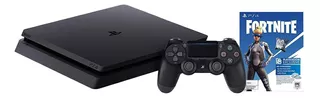 Sony PlayStation 4 Slim 1TB Fortnite Neo Versa Bundle cor preto onyx