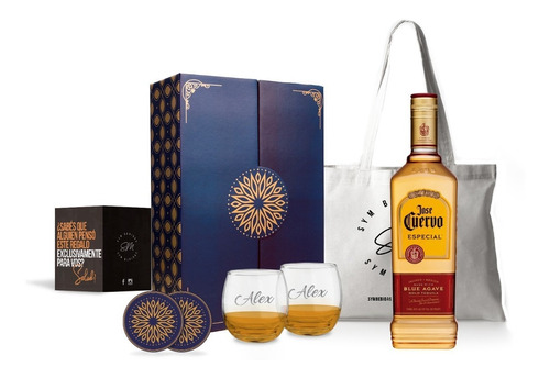 Box Tequila Jose Cuervo 750ml Regalo Aniversario