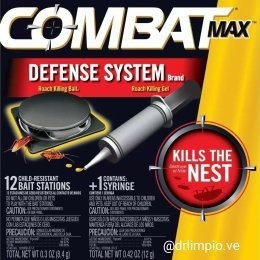 Combat Estaciones Más Gel Cucarachas Y Chiripas