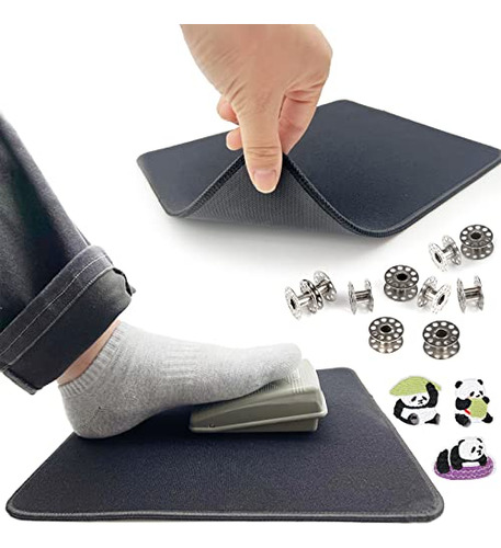 Sewing Machine Foot Pedal Non Slip Pad, With 3 Panda Em...