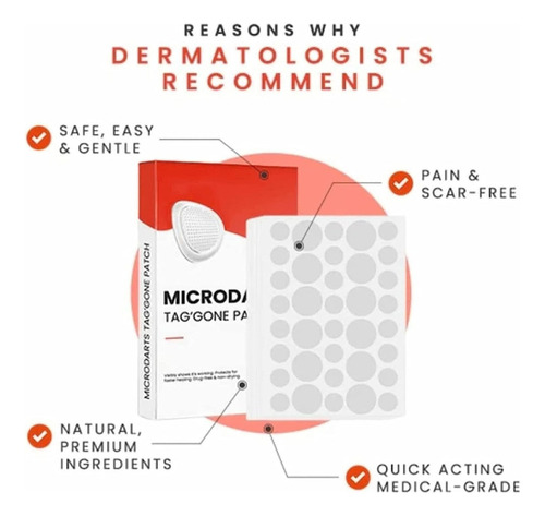 Microdarts Nano Patch,parche Para El Cuidado Facial (1 Caja)