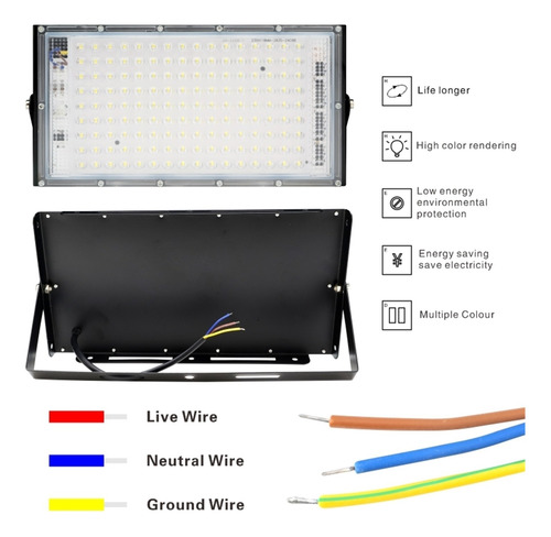 2 Unids/lote 150w Reflector Led For Jardín Al Aire Libre