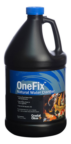 Crystal Clear Onefix Clarificador Agua Natural 1 Galon Trata