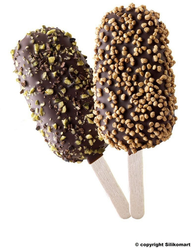 Molde De Silicona Para Helado Palito Freezer Grande Paleta