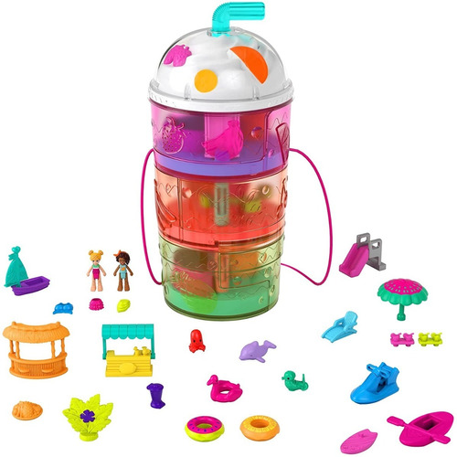 Muñeca Polly Pocket Spin N Surprise Compact Playset