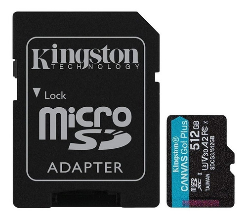 Memoria Kingston Micro Sd Sdxc 512gb Clase 10 Y Adaptador Sd