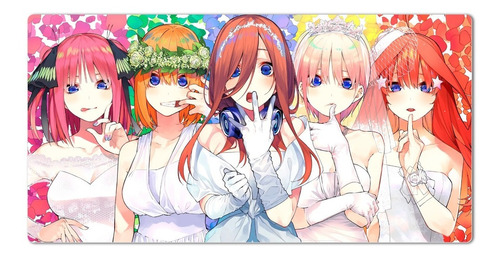 Imagen 1 de 5 de Mousepad Gamer Xxxxl (117x60cm) Anime Cod:099 - Quintillizas