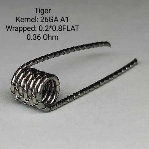 10pz Tiger 0.36ohm Resistencias Coil Kanthal