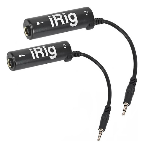 2 Pcs Adaptador Cable Irig Interfaz Audio Interface De Audio