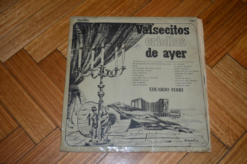 Vinilo  Valsecitos Criollos De Ayer