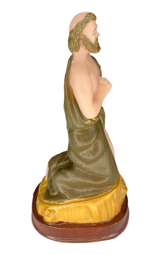 Escultura São Cipriano 12,50 Cm Em Resina