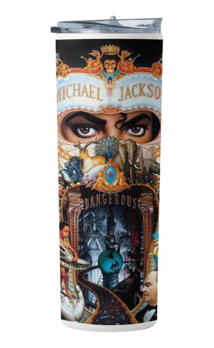 [ Termo Cafe. Skinny Tumbler 20 Oz.]  Michael Jackson 