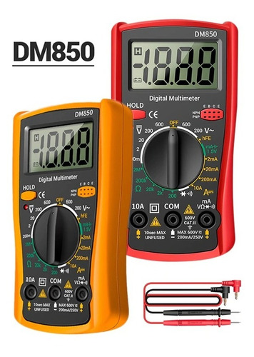 Multimetro Tester  Digital Lcd Dm850 
