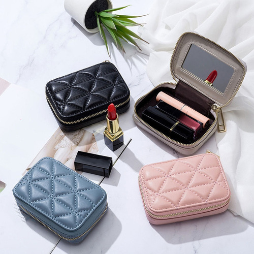 1 Bolsa De Almacenamiento De Lápiz Labial Portátil Bolsa De