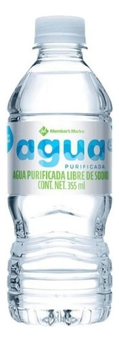 Agua Member's Mark 40 Piezas De 355 Ml C/u