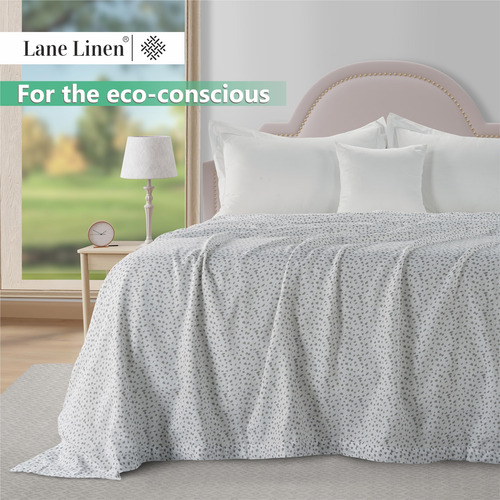 Blanket Lane Linen Cooling King Size Haze, Color Gris