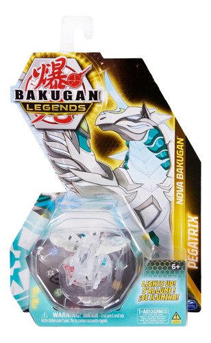 Bakugan - Figura Nova Pegatrix Blanco - 64487