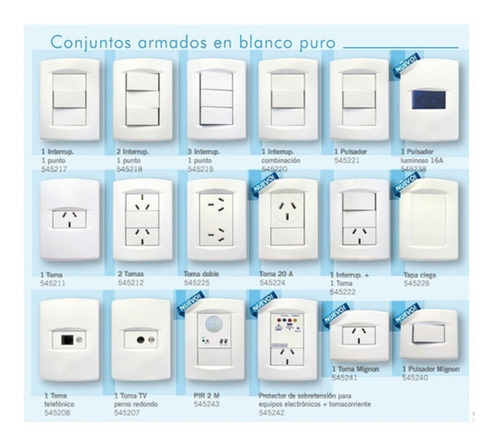 Imagen 5 de 9 de Llave De Luz Armada Sica Life Combinacion Blanco