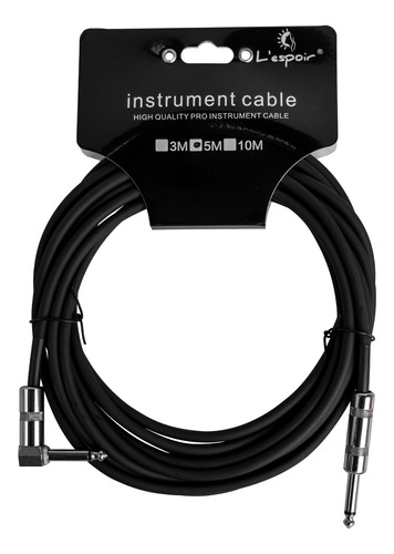 Cable Para Instrumento Guitarra 5m Lespoir Bc-05