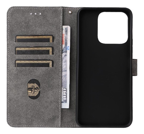 Funda For Honor X5b Plus 4g Cierre Magnético Pu Cuero Flip