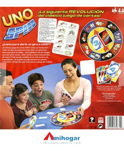 Juego De Cartas Uno Spin