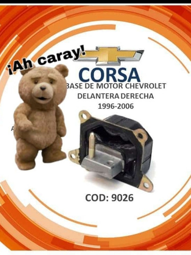 Base Motor Delantera Derecha Corsa