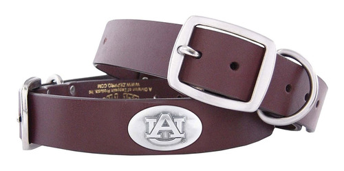 Zep-pro Auburn Tigers Concho Perro Collar, Grande De Piel Co