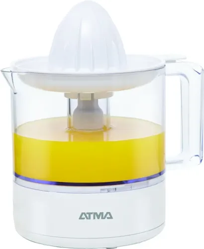 Exprimidor Electrico Para Jugos Atma Ex8220p Con 2 Conos Color Blanco