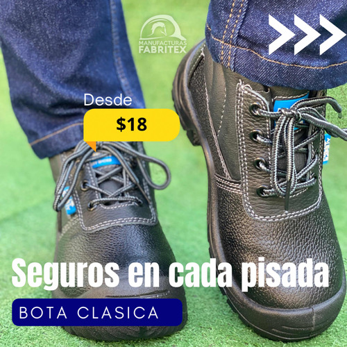 Botas Calzado De Seguridad Industrial Obrero O Supervisor