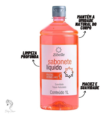 Sabonete Líquido Frutas Vermelhas 1l Hidratação Intensa