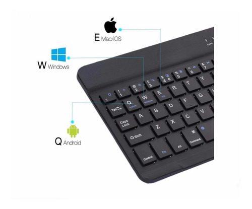 Case C/ Teclado Bluetooth @ iPad 7ma Gen 10.2 Pulgadas 2019