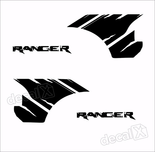 Adesivos Faixa Caçamba Ford Ranger Ran79