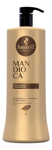 Kit Mandioca Haskell Shampoo E Condicionador 1l Máscara 900g