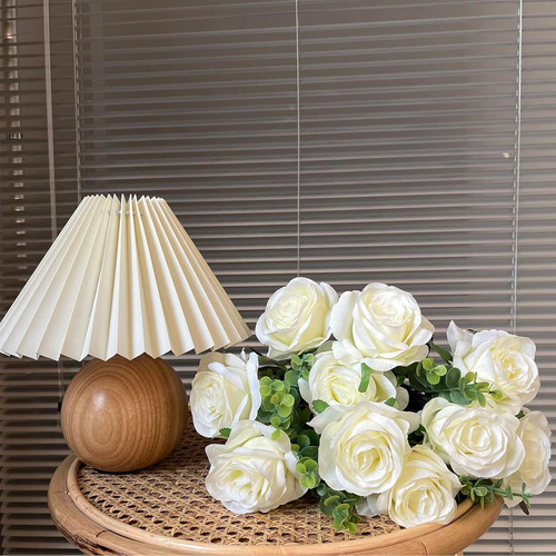 A 10 Ramos De Rosas Artificiales De Seda Para Bodas