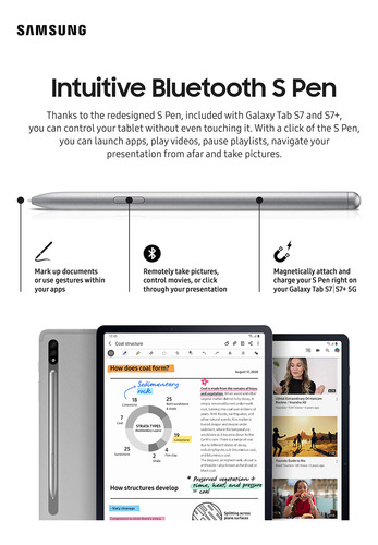 Tableta Samsung Galaxy Tab S7 | S7+ Con S Pen Mystic Bronze